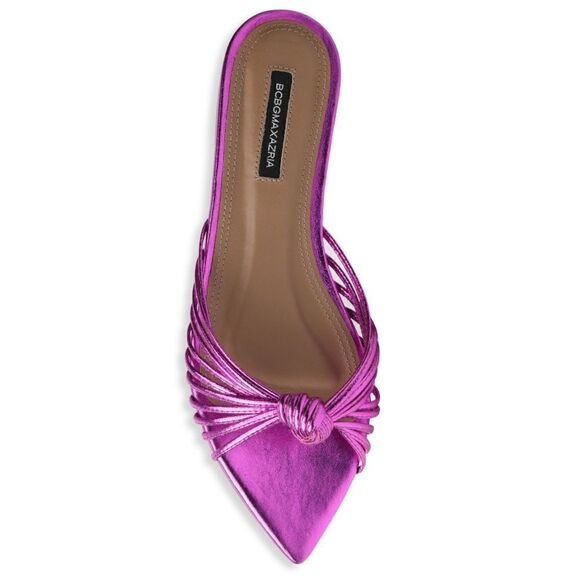 BCBGMAXAZRIA Veda Sandals Slides Pointed Toe - Picture 1 of 6